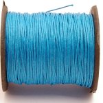 Waxkoord, 100 meter, blauw