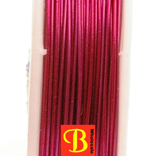 Wire Wire, 10 meter, fuchsia, 0.3 - Click Image to Close